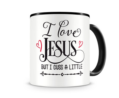 Tasse mit dem Motiv I Love Jesus