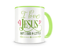 Tasse mit dem Motiv I Love Jesus Tasse Modellnummer  grn 902/grn 902