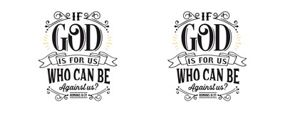 Tasse mit dem Motiv God Is For Us - Ansicht 2
