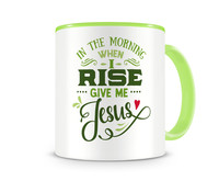 Tasse mit dem Motiv Give Me Jesus Tasse Modellnummer  grn 902/grn 902