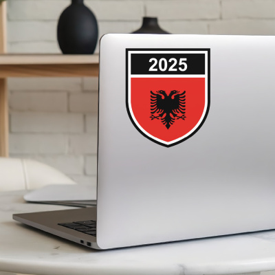Albanien Wappen mit Jahreszahl Autoaufkleber - Ansicht 5