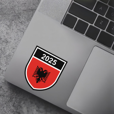 Albanien Wappen mit Jahreszahl Autoaufkleber - Ansicht 7