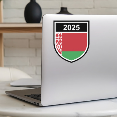 Belarus Wappen mit Jahreszahl Autoaufkleber - Ansicht 5