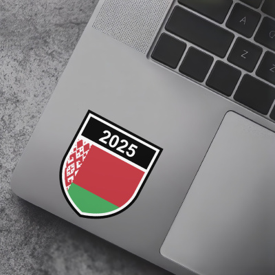 Belarus Wappen mit Jahreszahl Autoaufkleber - Ansicht 7