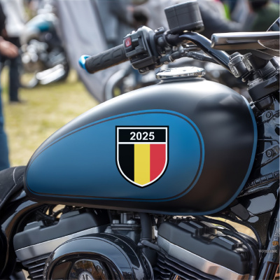 Belgien Wappen mit Jahreszahl Autoaufkleber - Ansicht 8