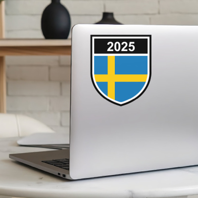 Schweden Wappen mit Jahreszahl Autoaufkleber - Ansicht 5