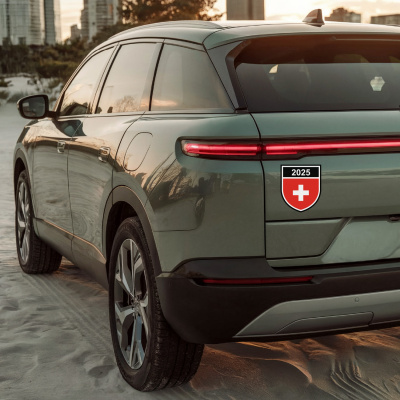 Schweiz Wappen mit Jahreszahl Autoaufkleber - Ansicht 4