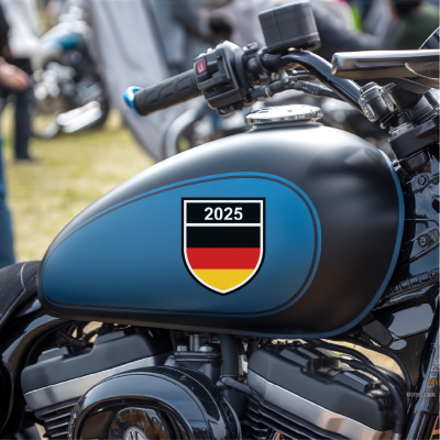 Deutschland Wappen mit Jahreszahl Autoaufkleber - Ansicht 8