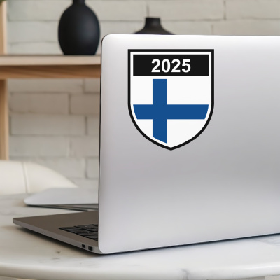 Finnland Wappen mit Jahreszahl Autoaufkleber - Ansicht 5
