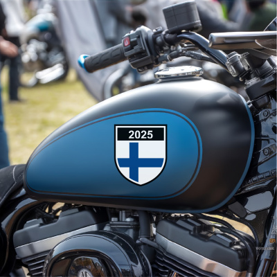 Finnland Wappen mit Jahreszahl Autoaufkleber - Ansicht 8
