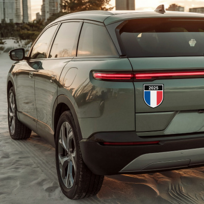 Frankreich Wappen mit Jahreszahl Autoaufkleber - Ansicht 4