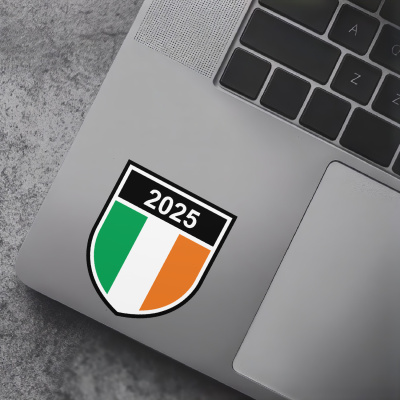 Irland Wappen mit Jahreszahl Autoaufkleber - Ansicht 7