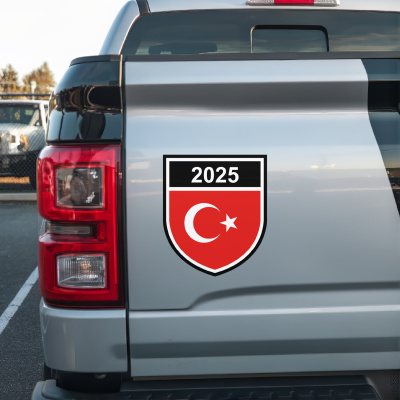Trkei Wappen mit Jahreszahl Autoaufkleber - Ansicht 3