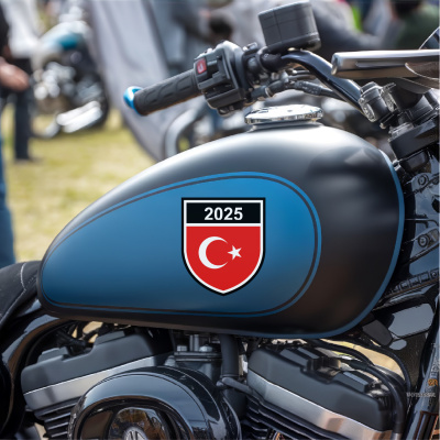 Trkei Wappen mit Jahreszahl Autoaufkleber - Ansicht 8