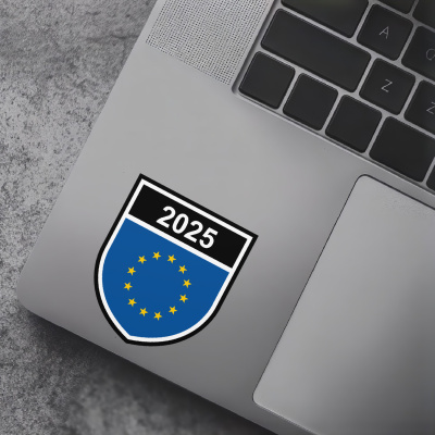 Europa Wappen mit Jahreszahl Autoaufkleber - Ansicht 7
