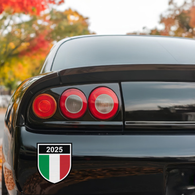 Italien Wappen mit Jahreszahl Autoaufkleber - Ansicht 2