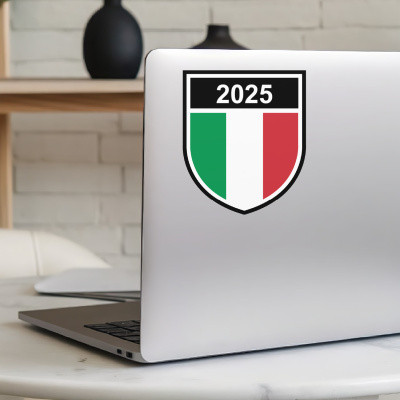 Italien Wappen mit Jahreszahl Autoaufkleber - Ansicht 5