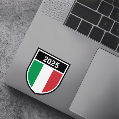 Italien Wappen mit Jahreszahl Autoaufkleber - Ansicht 7