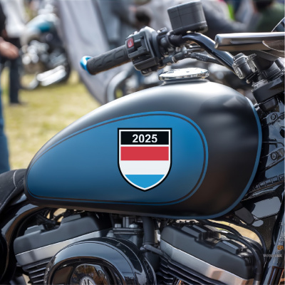 Luxemburg Wappen mit Jahreszahl Autoaufkleber - Ansicht 8