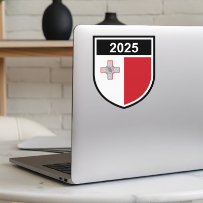 Malta Wappen mit Jahreszahl Autoaufkleber - Ansicht 5