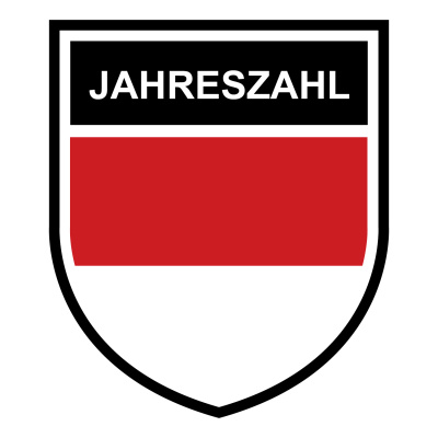 Monaco Wappen mit Jahreszahl Autoaufkleber