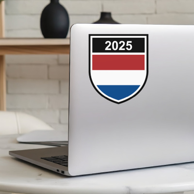 Niederlande Wappen mit Jahreszahl Autoaufkleber - Ansicht 5
