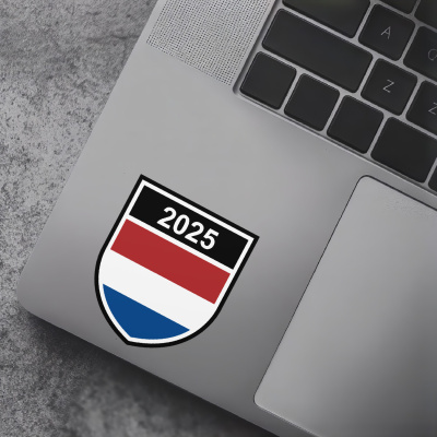 Niederlande Wappen mit Jahreszahl Autoaufkleber - Ansicht 7