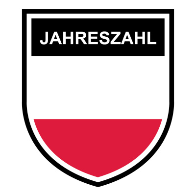 Polen Wappen mit Jahreszahl Autoaufkleber