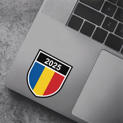 Rumnien Wappen mit Jahreszahl Autoaufkleber - Ansicht 7