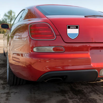 San Marino Wappen mit Jahreszahl Autoaufkleber - Ansicht 4
