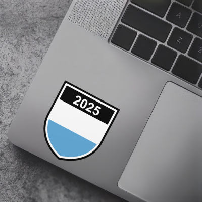 San Marino Wappen mit Jahreszahl Autoaufkleber - Ansicht 7