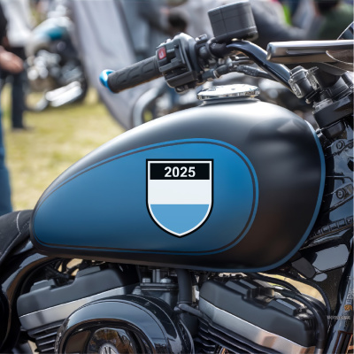 San Marino Wappen mit Jahreszahl Autoaufkleber - Ansicht 8