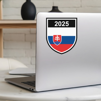 Slowakei Wappen mit Jahreszahl Autoaufkleber - Ansicht 5