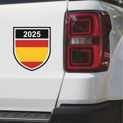 Spanien Wappen mit Jahreszahl Autoaufkleber - Ansicht 3