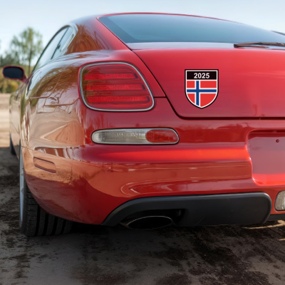 Norwegen Wappen mit Jahreszahl Autoaufkleber - Ansicht 4