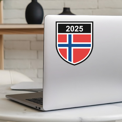 Norwegen Wappen mit Jahreszahl Autoaufkleber - Ansicht 5