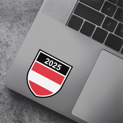 sterreich Wappen mit Jahreszahl Autoaufkleber - Ansicht 7