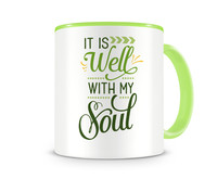 Tasse mit dem Motiv Well With My Soul Tasse Modellnummer  grn 902/grn 902