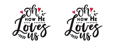 Tasse mit dem Motiv Oh How He Loves Us - Ansicht 2