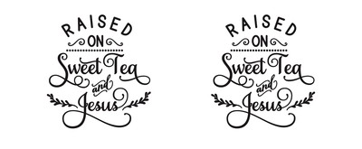 Tasse mit dem Motiv Raised On Sweet Tea And Jesus - Ansicht 2