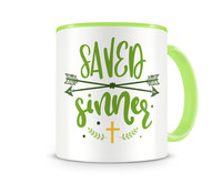 Tasse mit dem Motiv Saved Sinner Tasse Modellnummer  grn 902/grn 902