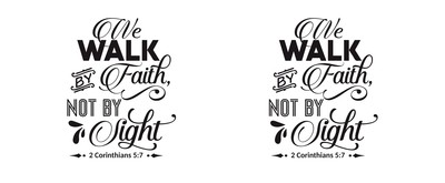 Tasse mit dem Motiv We Walk By Faith - Ansicht 2