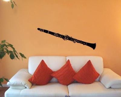 Wandtattoo Klarinette - Ansicht 3