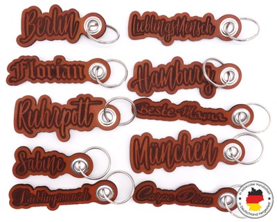 Schlsselanhnger mit Wunschtext - Ansicht 2