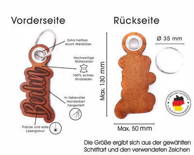 Schlsselanhnger mit Wunschtext - Ansicht 3