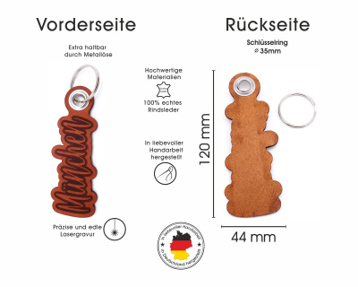 Schlsselanhnger Mnchen - Ansicht 3