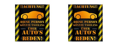 Tasse mit dem Motiv ber Auto's reden - Ansicht 2