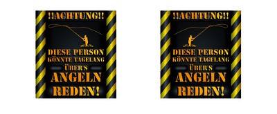Tasse mit dem Motiv ber's Angeln reden - Ansicht 2