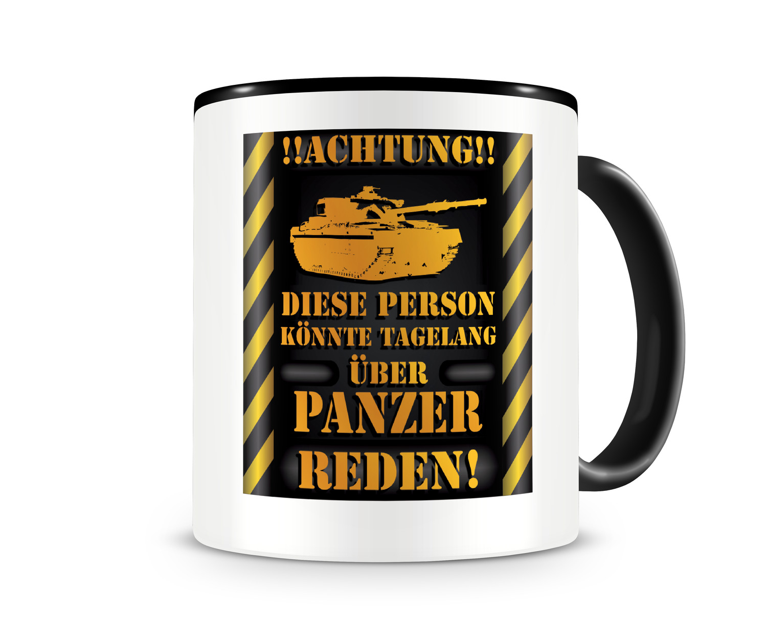 Samunshi® Kaffeetasse Mit Spruch 'Natürlich Rede Ich...' – 300ml Keramik-Tasse, Spülmaschinengeeignet