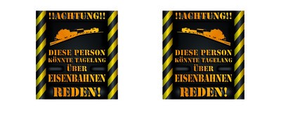 Tasse mit dem Motiv ber Eisenbahnen reden - Ansicht 2